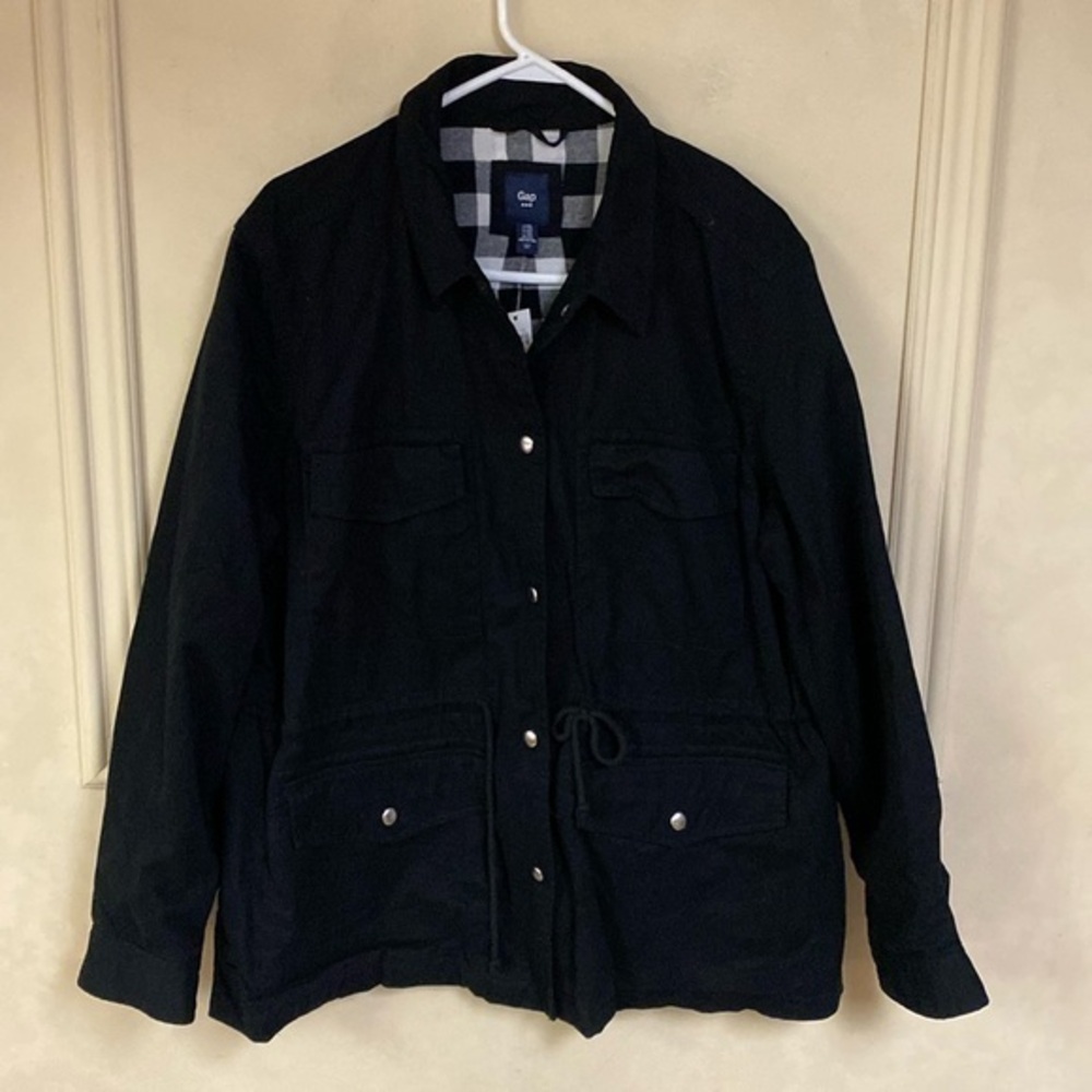 New! Gap Snap Front Jacket size XXL